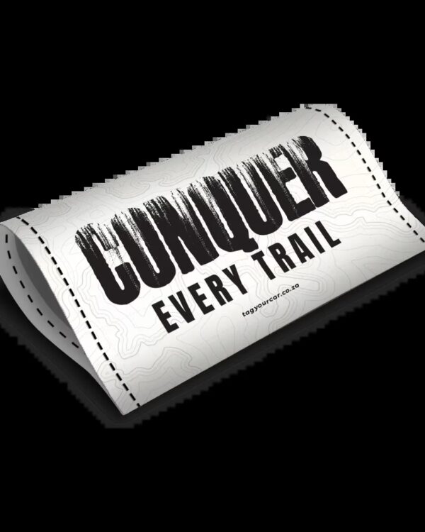 car tag - Tag Your Car - Conquer Every Trail