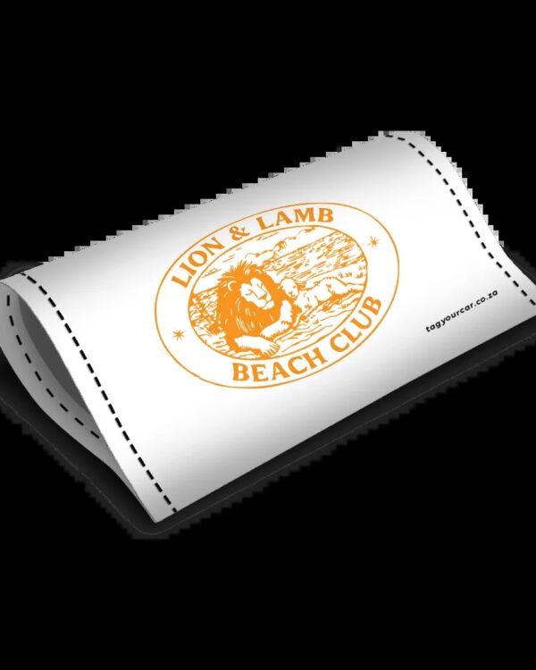 car tag - Tag Your Car - Lion and Lamb