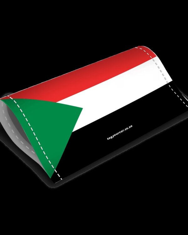 Tag Your Car - Sudan Flag - car tag