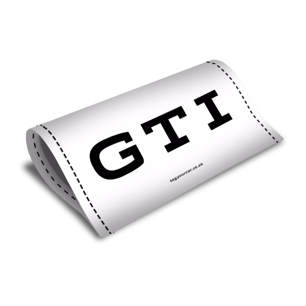 Tag Your Car - Volkswagen GTI - back - car tag