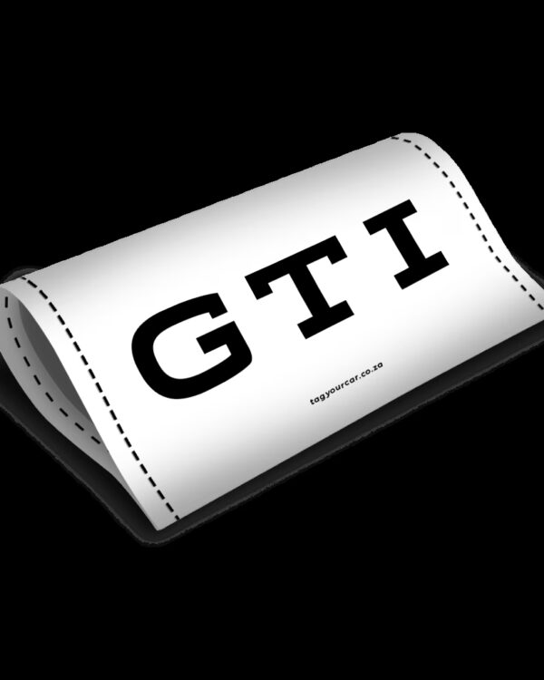 Tag Your Car - Volkswagen GTI - back - car tag