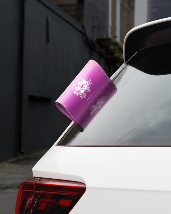 Car Tags Murder Flower Tag Your Car BG